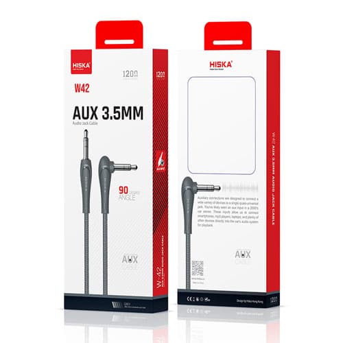 کابل تبدیل لایتنینگ به AUX هیسکا مدل W42 — تصویر ۳