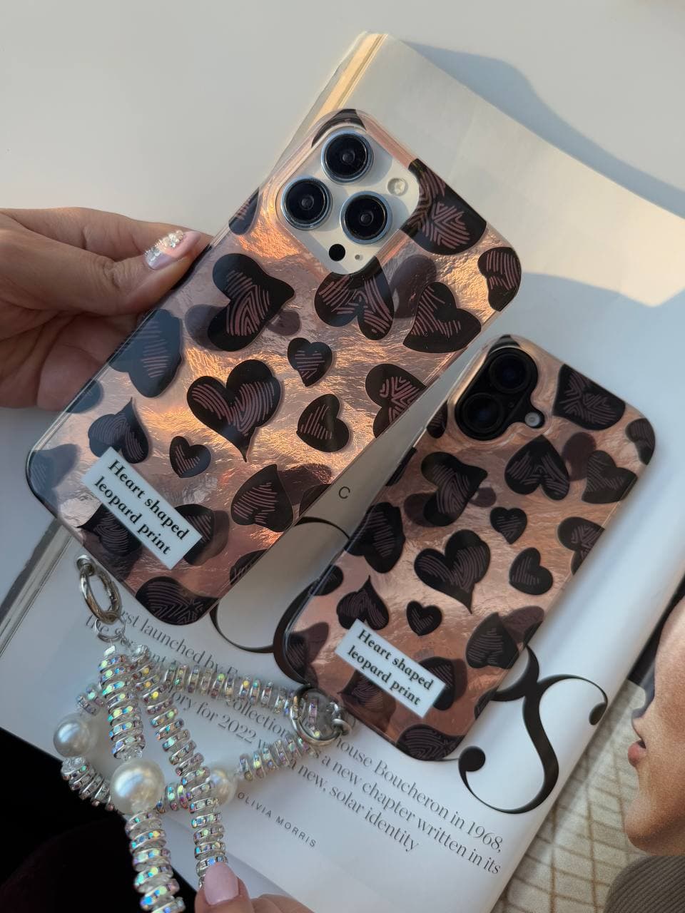 قاب Leopard Heart بدون بند (آیفون) — تصویر ۴