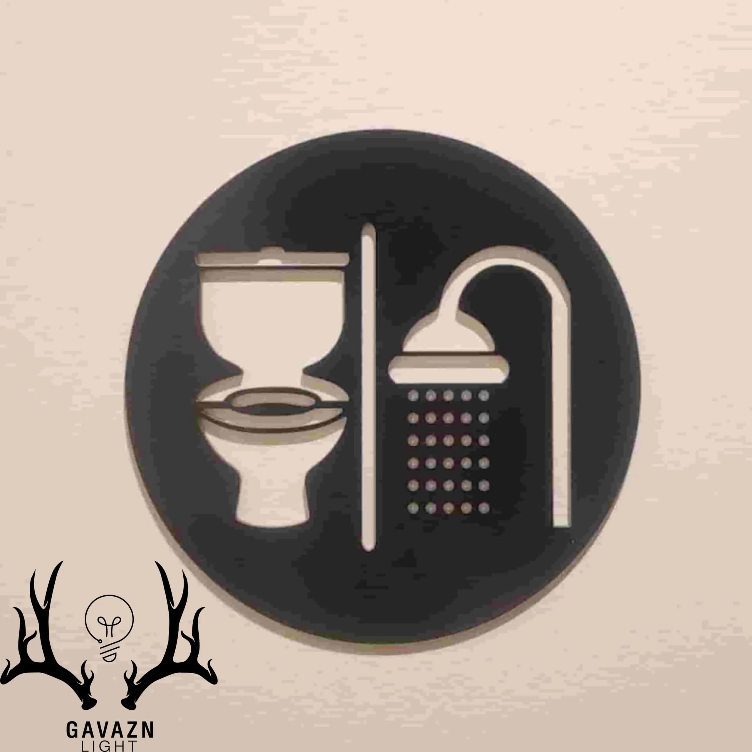 تابلو راهنما حمام