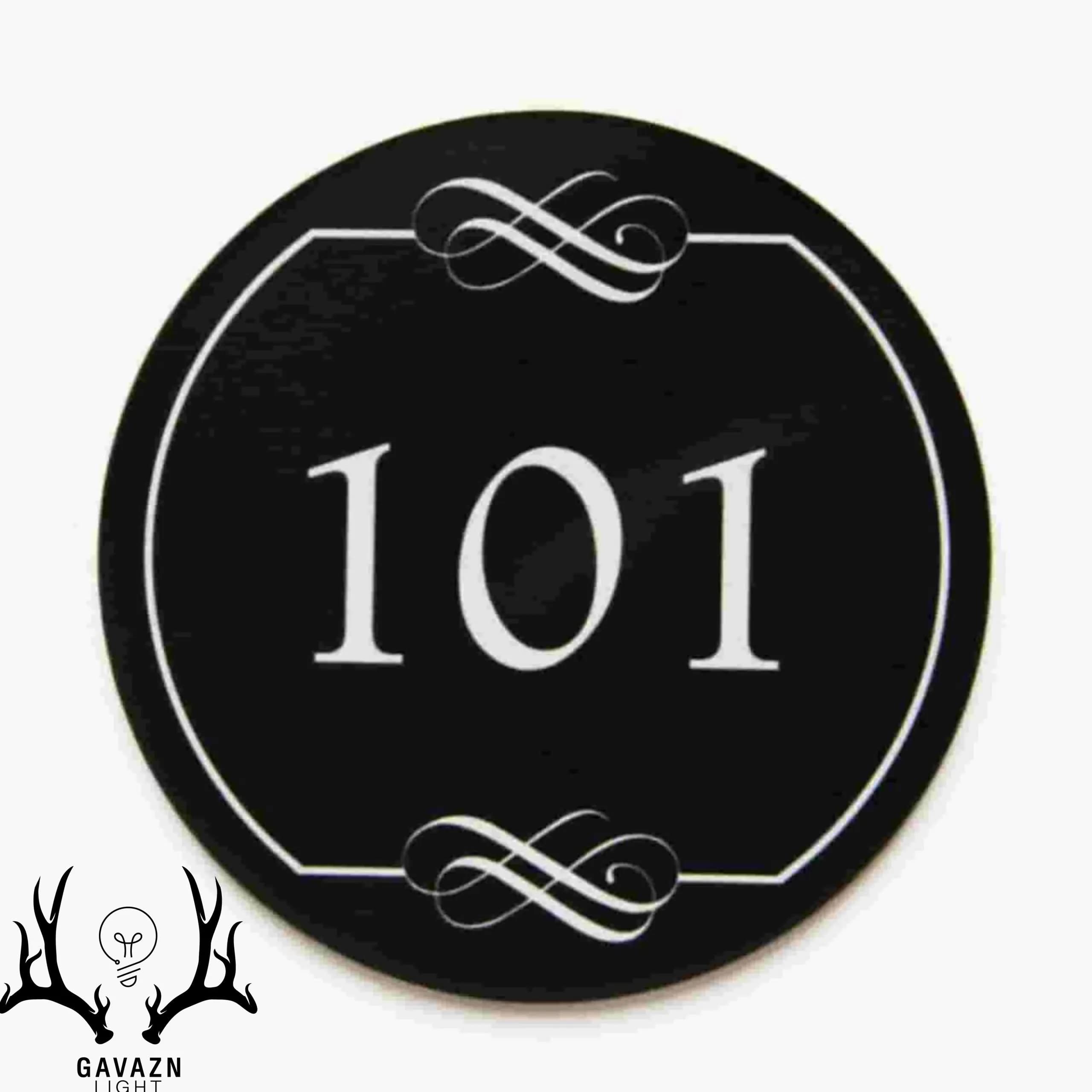 پلاک ساختمان کد 001
