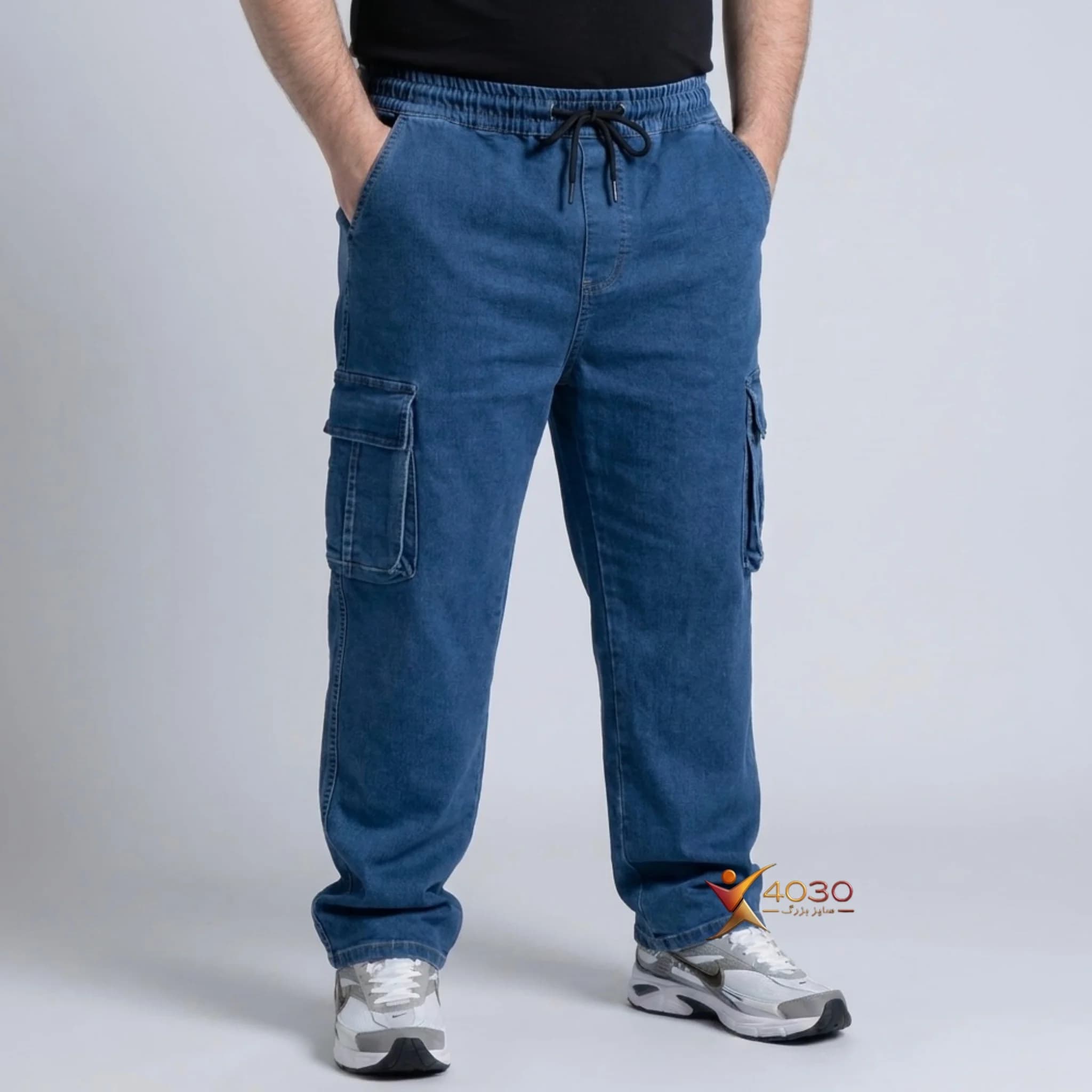 شلوار جین کمرکش 6جیب ZARA سایز بزرگ مردانه ( 3879 ) — تصویر ۱۲