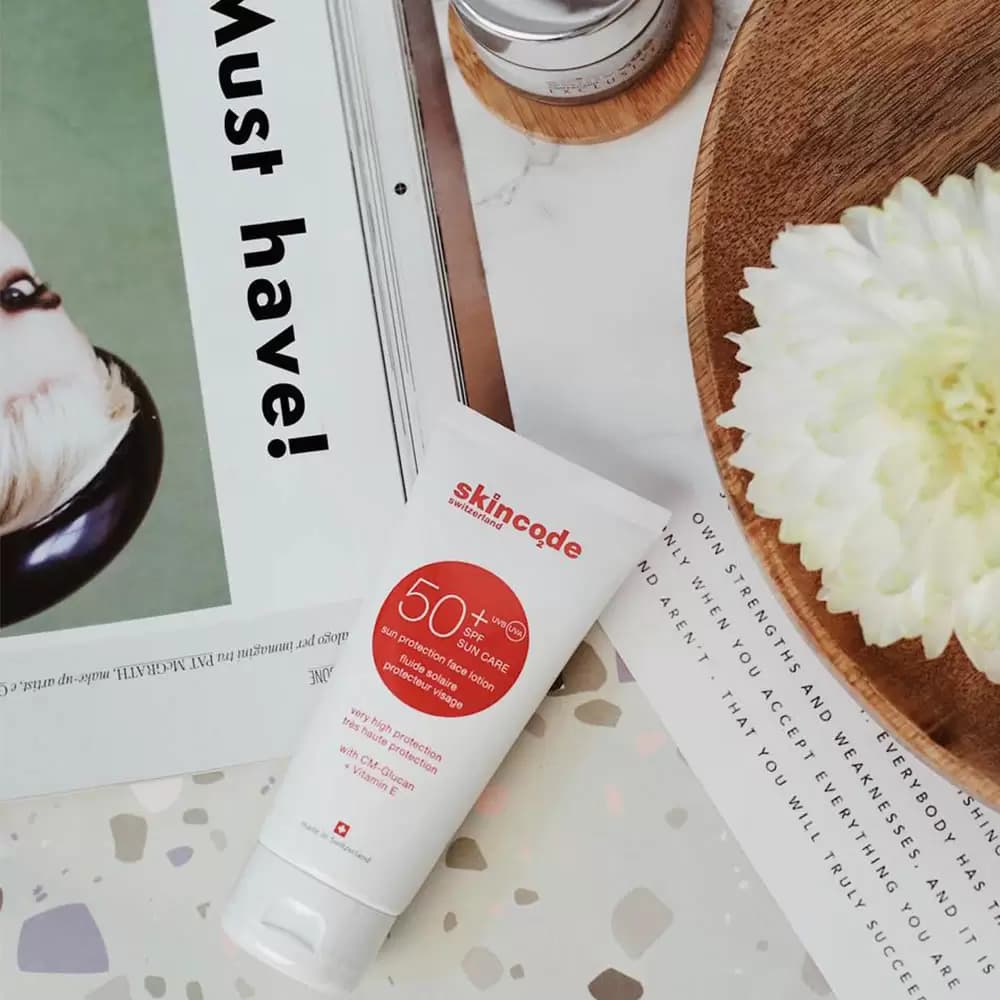 لوسیون ضد آفتاب اسکین کد sun protection حجم 50 — تصویر ۶