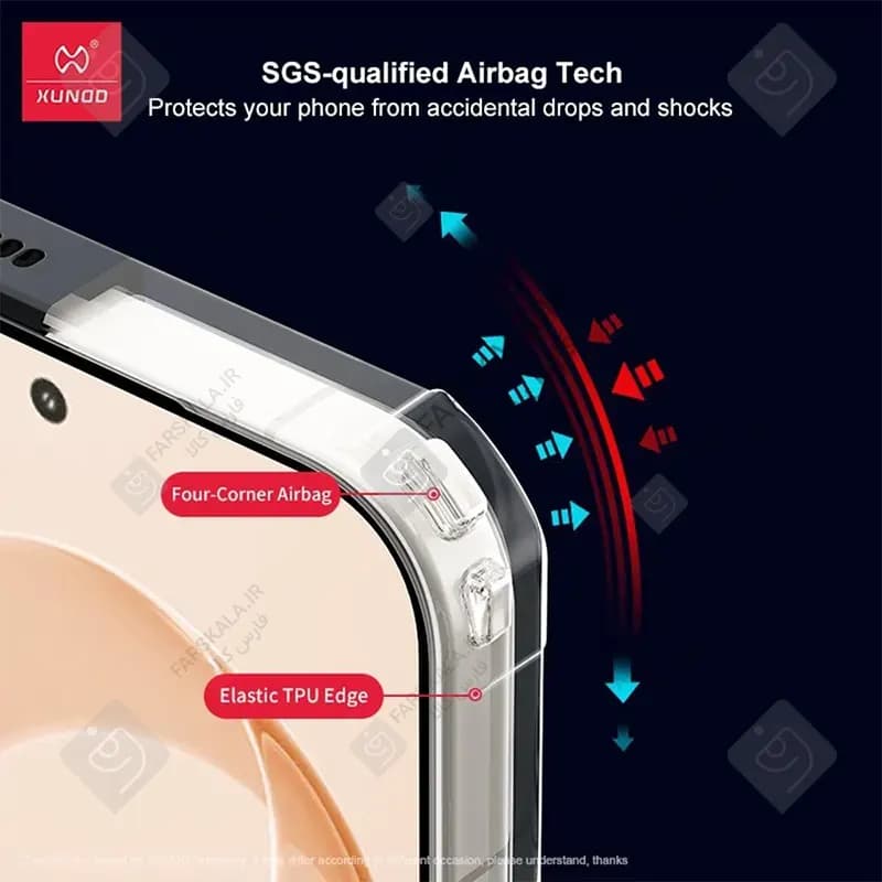 قاب اصلی پشت کریستالی Xundd Beatle گوشی شیائومی Redmi K90 Pro Max — تصویر ۷