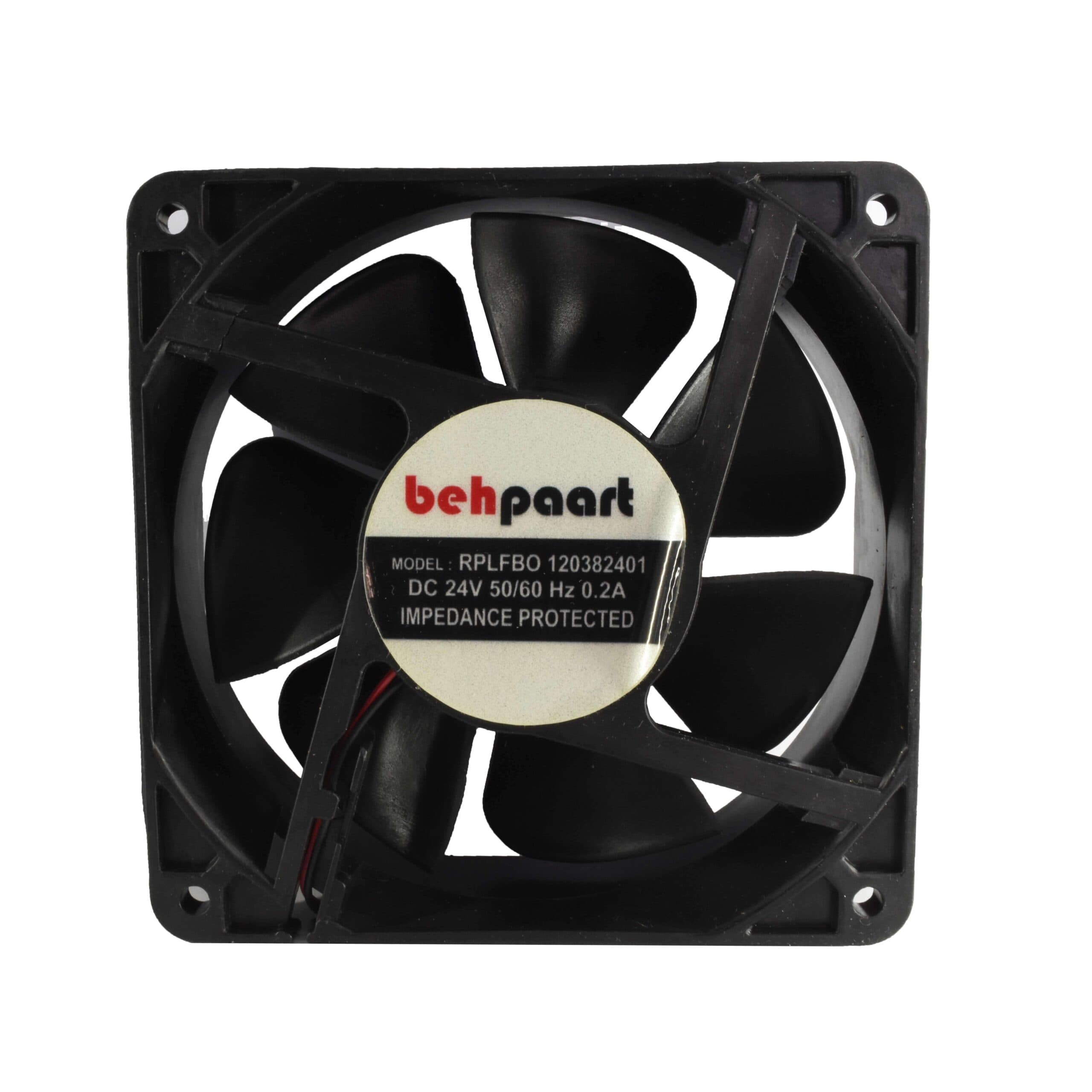 فن 24V دو سیمه سایز 12×12 ضخامت 2.5cm اورجینال
