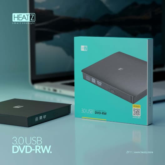 رایتر اکسترنال HEATZ ZY11 USB3 DVD-RW — تصویر ۳