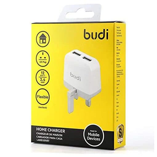 کلگی شارژر2پورت Budi AC 940U USB — تصویر ۲