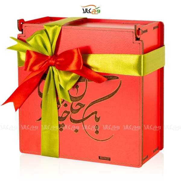 جعبه هدیه چوبی یک جان چه بود صد جان منی وگان – 31 عددی — تصویر ۶