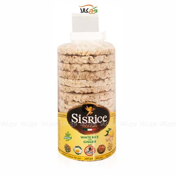 رایس کیک با طعم زنجبیل بدون گلوتن – 120 گرمی – سیس رایس