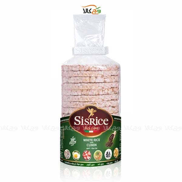 رایس کیک با طعم زیره بدون گلوتن – 120 گرمی – سیس رایس