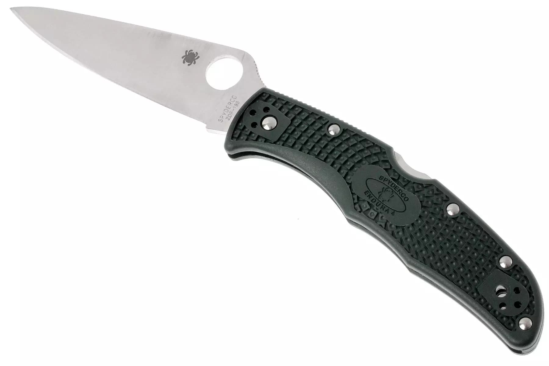 چاقو اندورا اسپایدرکو Spyderco ENDURA® 4 FRN BRITISH RACING GREEN ZDP-189 — تصویر ۳