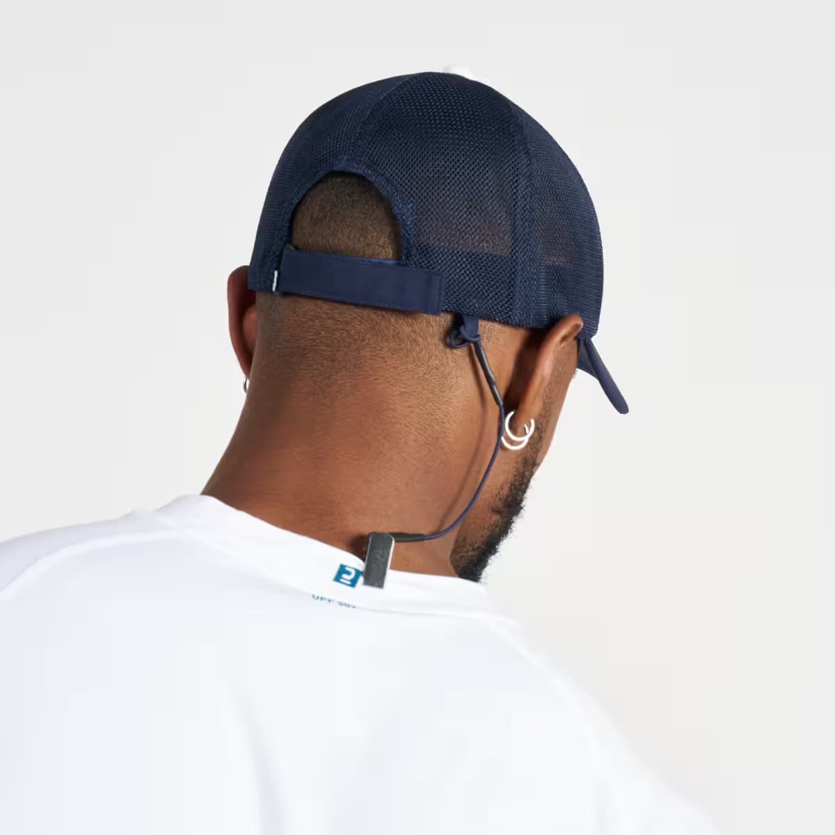کلاه قایقرانی تریبورد دکتلون Triboard Adult Sailing Cap – Ecru blue – Sailing 500 — تصویر ۵
