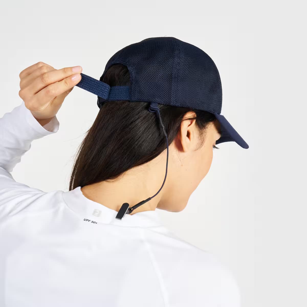کلاه قایقرانی تریبورد دکتلون Triboard Adult Sailing Cap – Ecru blue – Sailing 500 — تصویر ۷
