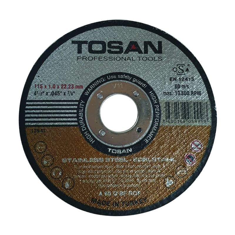 سنگ برش استیل مینی 1*115 توسن TOSAN