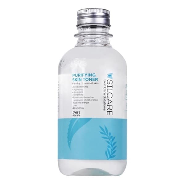 تونر پاک کننده صورت پوست خشک تا نرمال سیلکر ۲۶۰ میلی لیتر | Silcare Purifying Skin Toner For Dry to Normal Skin 260ml
