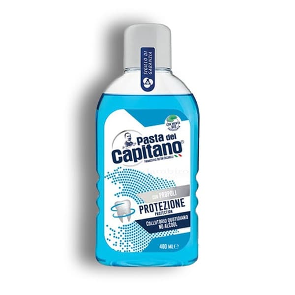 دهان شویه محافظ دندان پاستا دل کاپیتانو ۴۰۰ میلی لیتر | Daily Mouthwash Protection Pasta del Capitano 400 ml