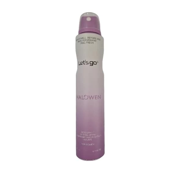 اسپری خوشبو کننده بدن زنانه لتس گو lets go مدل hallowen حجم ۲۰۰ میلی لیتر | Let’s Go women’s Body Deodorant Spray Model hallowen 200 ml