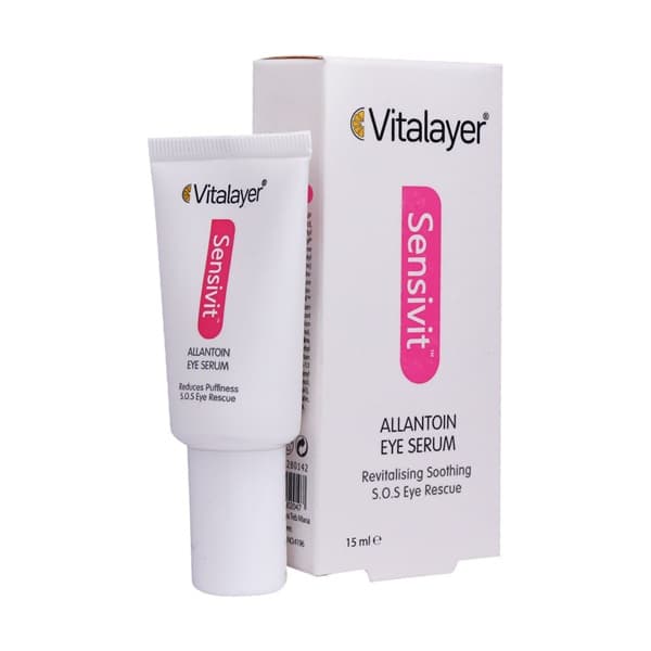 سرم دور چشم ویتالیر مدل سنسی ویت ۱۵ میلی لیتر | Vitalayer Eye Serum Allantoin Sensitive 15ml