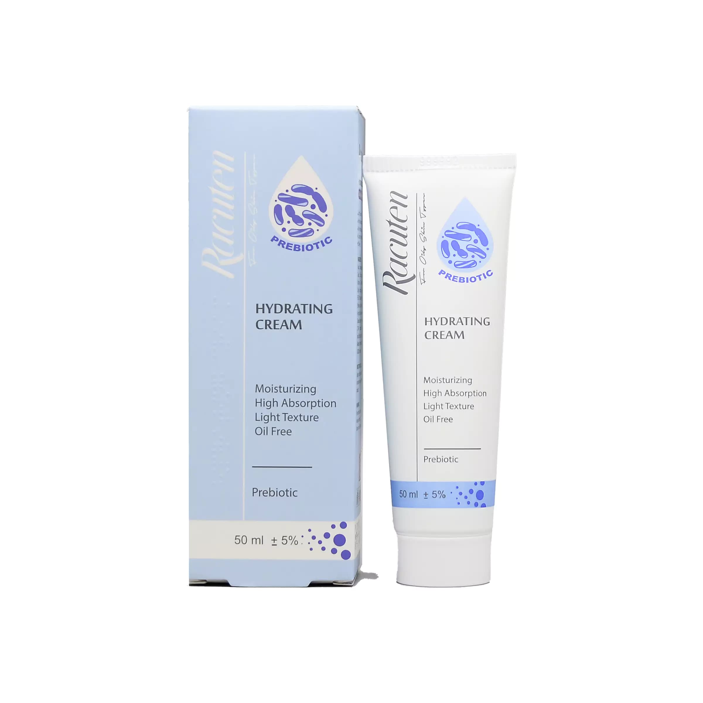 کرم آبرسان راکوتن مناسب پوست چرب و مختلط حجم ۵۰ میلی لیتر | Racuten Hydrating Cream For Oily Skin 50ml