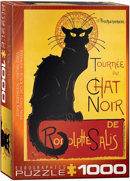 پازل 1000 تکه Black cat – steinlen یوروگرافیک