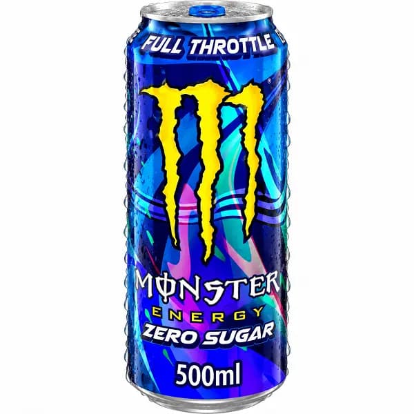 نوشیدنی انرژی زای مانستر Monster Hamilton Zero Sugar نسخه Full Throttle ( با نهایت انرژی ) — تصویر ۲