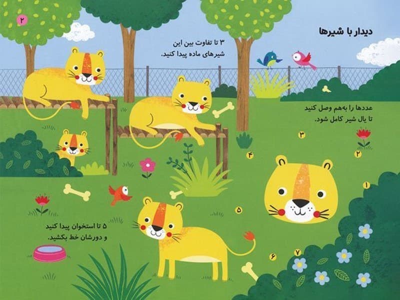 تخته بازی – حیوانات باغ وحش — تصویر ۲