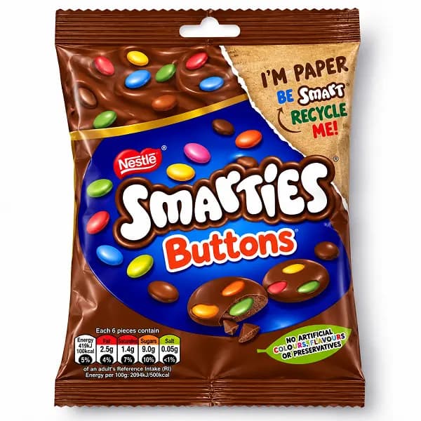 شکلات باتونز اسمارتیز نستله شکلاتی پاکتی (Nestle) — تصویر ۳
