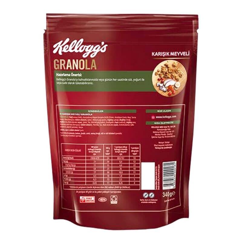 گرانولای جو دوسر میوه ای کلاگز Kellogg’s GRANOLA — تصویر ۲