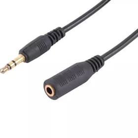 کابل افزایش طول صدای استریو D-NET – طول ۱.۵ متر – مشکی – گارانتی تست و تضمین اصالت کالا — تصویر ۲