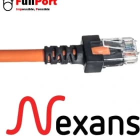 کابل شبکه پچ کورد CAT6 UTP (برند Nexans – مدل 116P1A1500K – طول ۱۵ متر – نارنجی – گارانتی تست و تضمین اصالت کالا) — تصویر ۲
