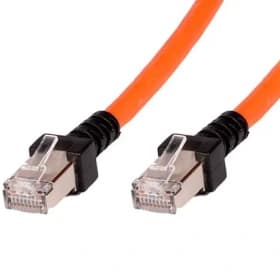 کابل شبکه پچ کورد CAT6 UTP (برند Nexans – مدل 116P100500K – طول ۵ متر – نارنجی – گارانتی تست و تضمین اصالت کالا) (روکش گرد PVC – کانکتورهای RJ45 – نوع UTP)
