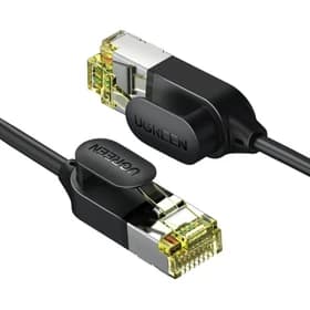 کابل شبکه پچ کورد CAT7 F/FTP (برند UGREEN – مدل NW149 – کد 80418 – طول 3 متر – مشکی – گارانتی 18 ماهه پایا ارتباط) (روکش گرد PVC – کانکتورهای RJ45 – نوع F/FTP)
