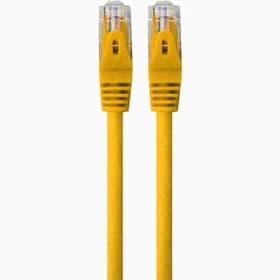 کابل شبکه پچ کورد CAT6 UTP (برند K-NET – مدل K-NCP60003 – طول 0.3 متر – سبز – گارانتی 24 ماهه شبکه البرز) (روکش گرد PVC – کانکتورهای RJ45 – نوع UTP) — تصویر ۳