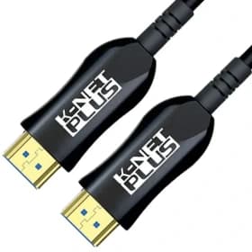 کابل تصویر HDMI نسخه 2.0 فیبر نوری (برند K-NET PLUS – مدل KP-CHAOC2000 – طول 200 متر – مشکی – گارانتی 36 ماهه شبکه البرز)