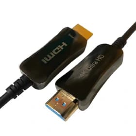 کابل تصویر HDMI نسخه ۲.۰ فیبر نوری (برند FARANET – مدل FN-HFC250 – طول ۲۵ متر – مشکی – گارانتی ۱ ساله فرانت) — تصویر ۲