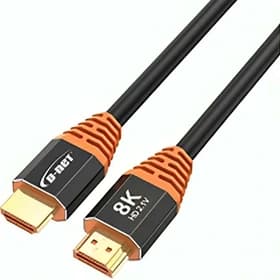 کابل تصویر HDMI نسخه 2.1 (برند D-NET – مدل DT-429 – طول 5 متر – مشکی – گارانتی تست و تضمین اصالت کالا) (روکش گرد مشکی PVC – بسته‌بندی جعبه‌ای)