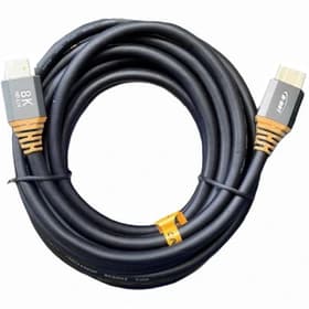 کابل تصویر HDMI نسخه 2.1 (برند D-NET – مدل DT-429 – طول 5 متر – مشکی – گارانتی تست و تضمین اصالت کالا) (روکش گرد مشکی PVC – بسته‌بندی جعبه‌ای) — تصویر ۳