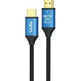 کابل تصویر HDMI نسخه ۲.۱ (برند MITSUSHIDA – مدل 313-HD21 – طول ۳ متر – مشکی – گارانتی ۱۲ ماهه کهن سرویس) (روکش گرد مشکی PVC)