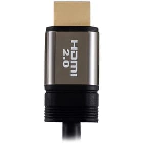 کابل تصویر HDMI نسخه ۲.۰ (برند K-NET PLUS – مدل KP-CH20020 – طول ۲ متر – مشکی – گارانتی ۳۶ ماهه شبکه البرز) (روکش گرد مشکی PVC) — تصویر ۲