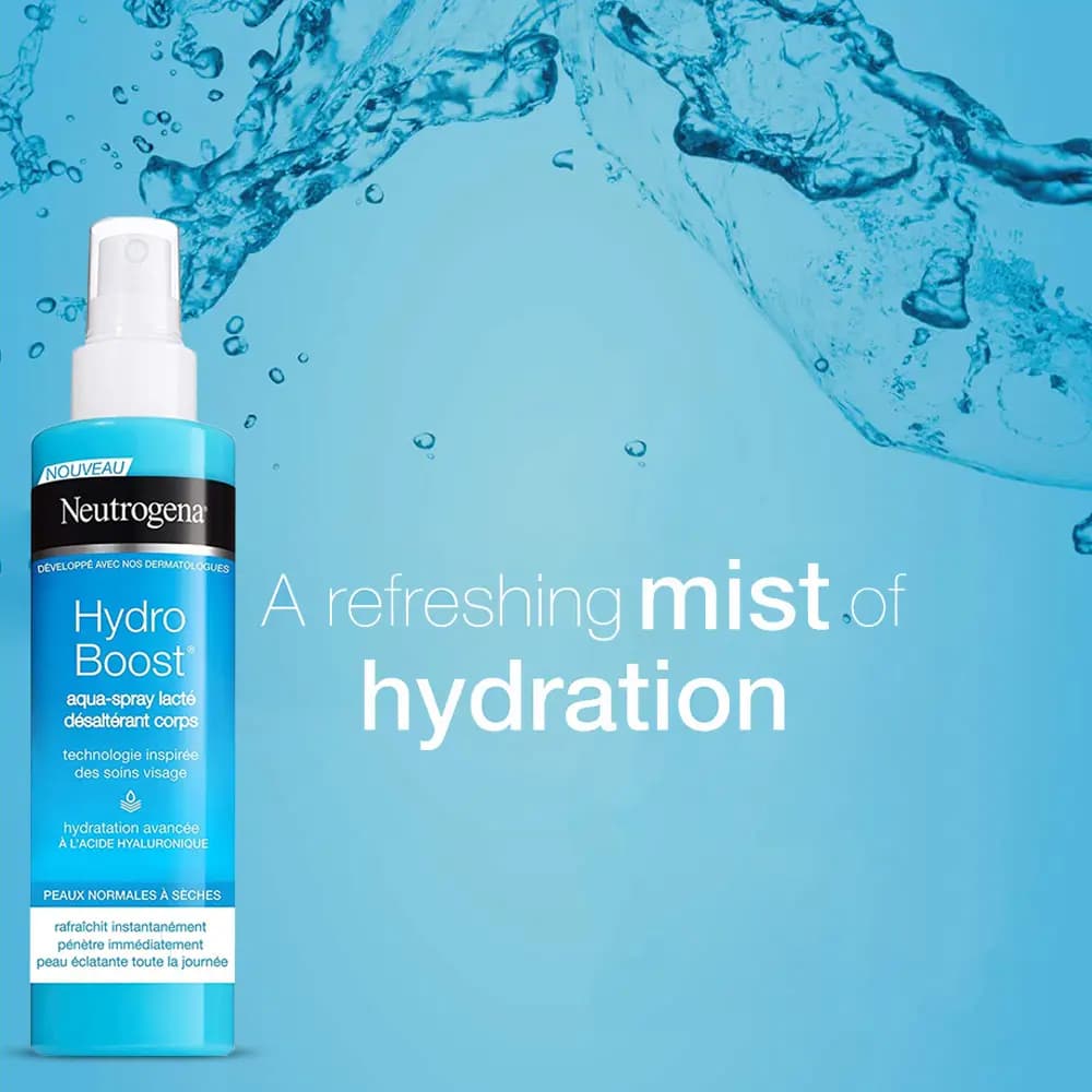 اسپری آبرسان بدن Hydro Boost نوتروژینا 200ml — تصویر ۴