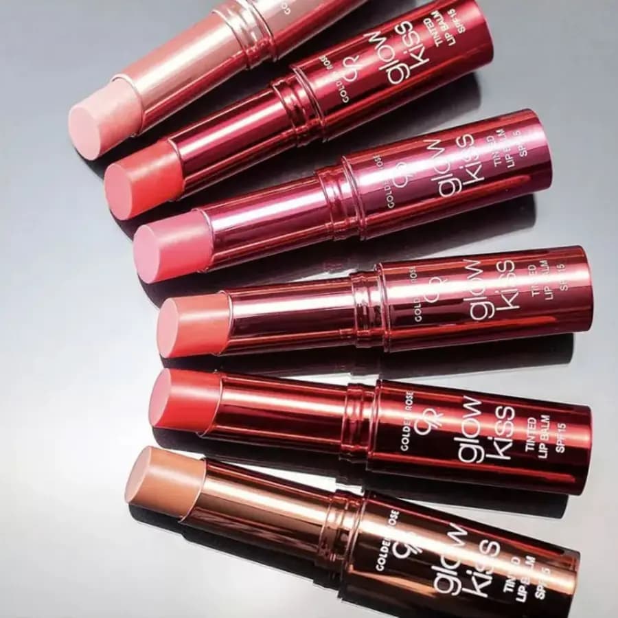 تینت لب Glow Kiss حاوی SPF 15 گلدن رز شماره 02 — تصویر ۴