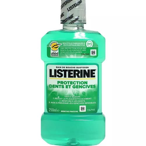 دهانشویه لیسترین LISTERINE مدل Protection Dents حجم 250 میل