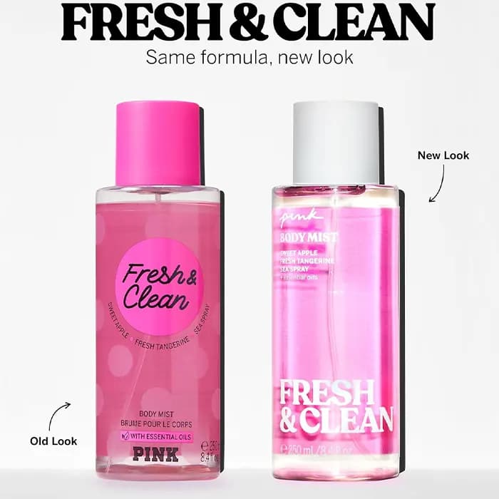 بادی اسپلش پینک ویکتوریا سکرت Fresh and Clean — تصویر ۳