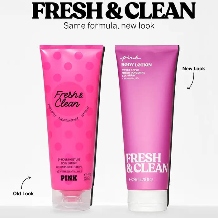 لوسیون بدن پینک ویکتوریا سکرت Fresh and Clean — تصویر ۲