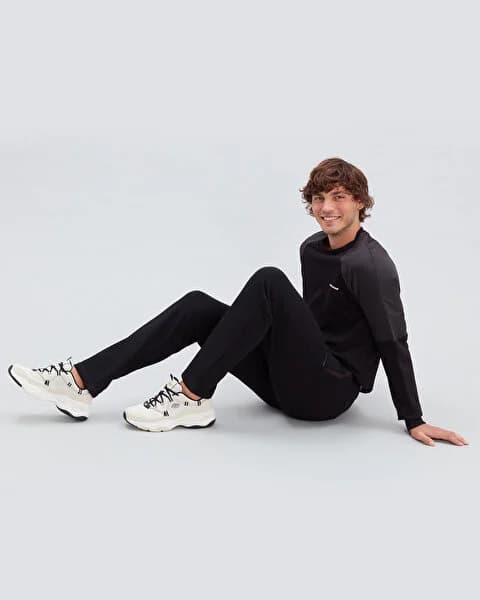 کفش مردانه اسکیچرز اورجینال -بژ Skechers D’lites 4.0 – Downhaul 237407 NTBK — تصویر ۳