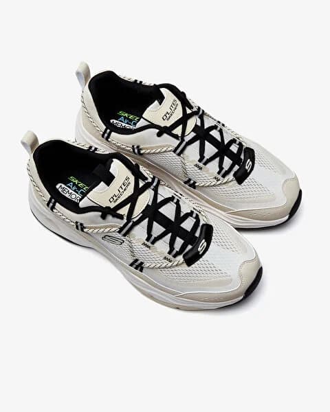 کفش مردانه اسکیچرز اورجینال -بژ Skechers D’lites 4.0 – Downhaul 237407 NTBK — تصویر ۸