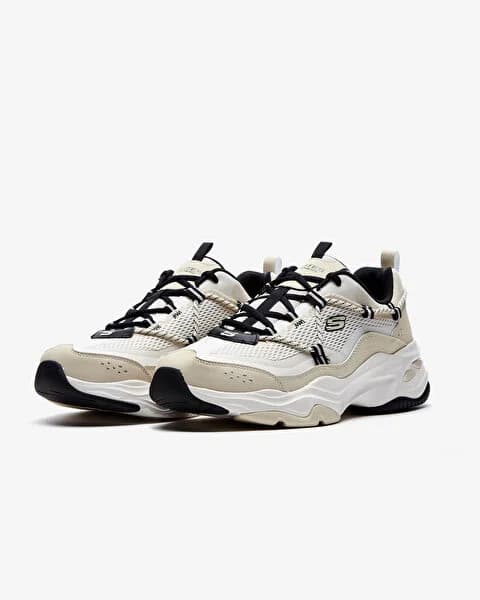 کفش مردانه اسکیچرز اورجینال -بژ Skechers D’lites 4.0 – Downhaul 237407 NTBK — تصویر ۵