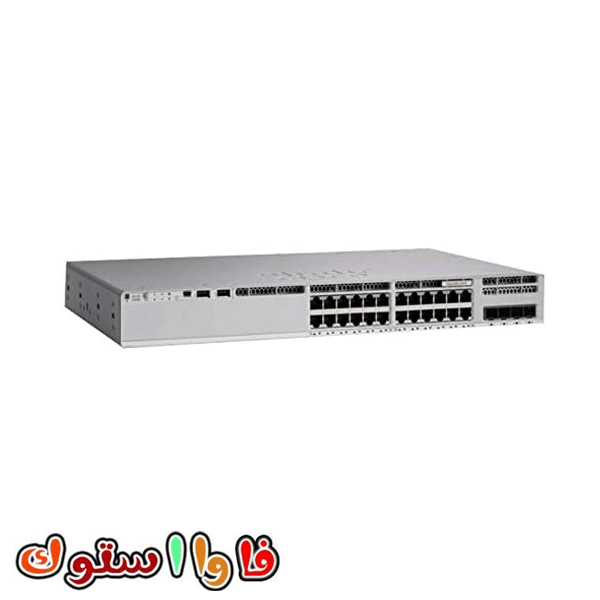 سوئیچ شبکه PoE سیسکو C9200L-24T-4G-E