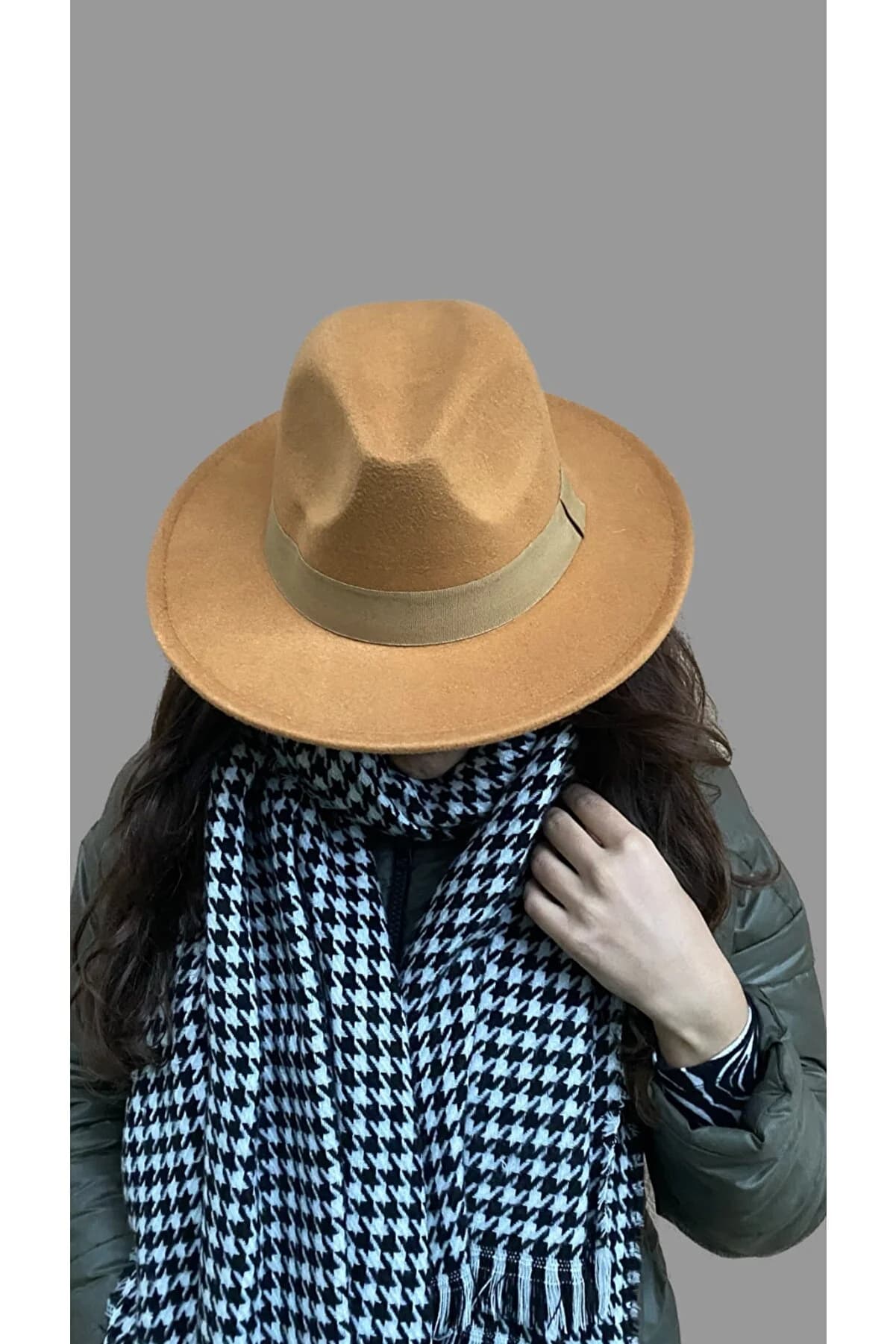 کلاه شاپوی فدورا کرم شتری لاویونسا laviyonsa Fedora Camel 412042674 — تصویر ۲