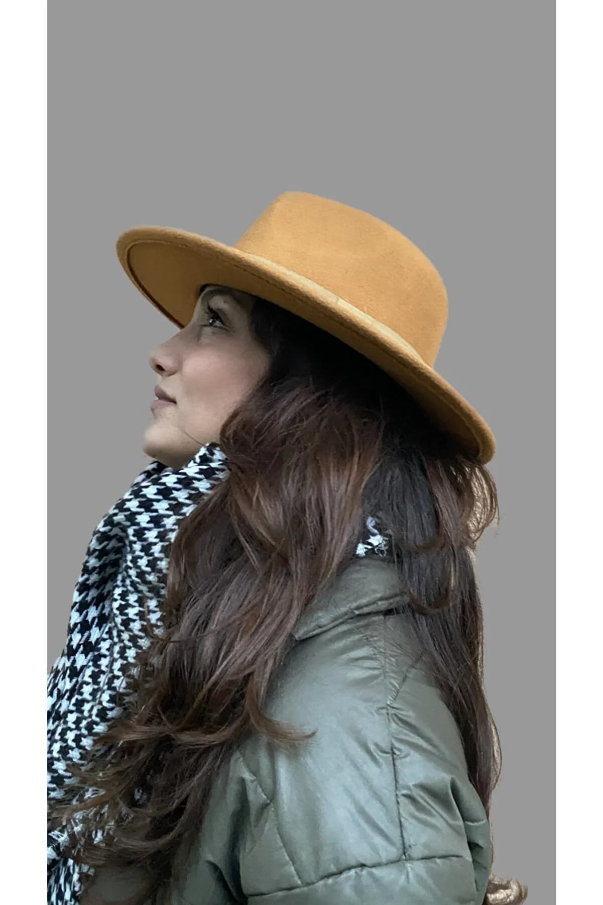کلاه شاپوی فدورا کرم شتری لاویونسا laviyonsa Fedora Camel 412042674 — تصویر ۳