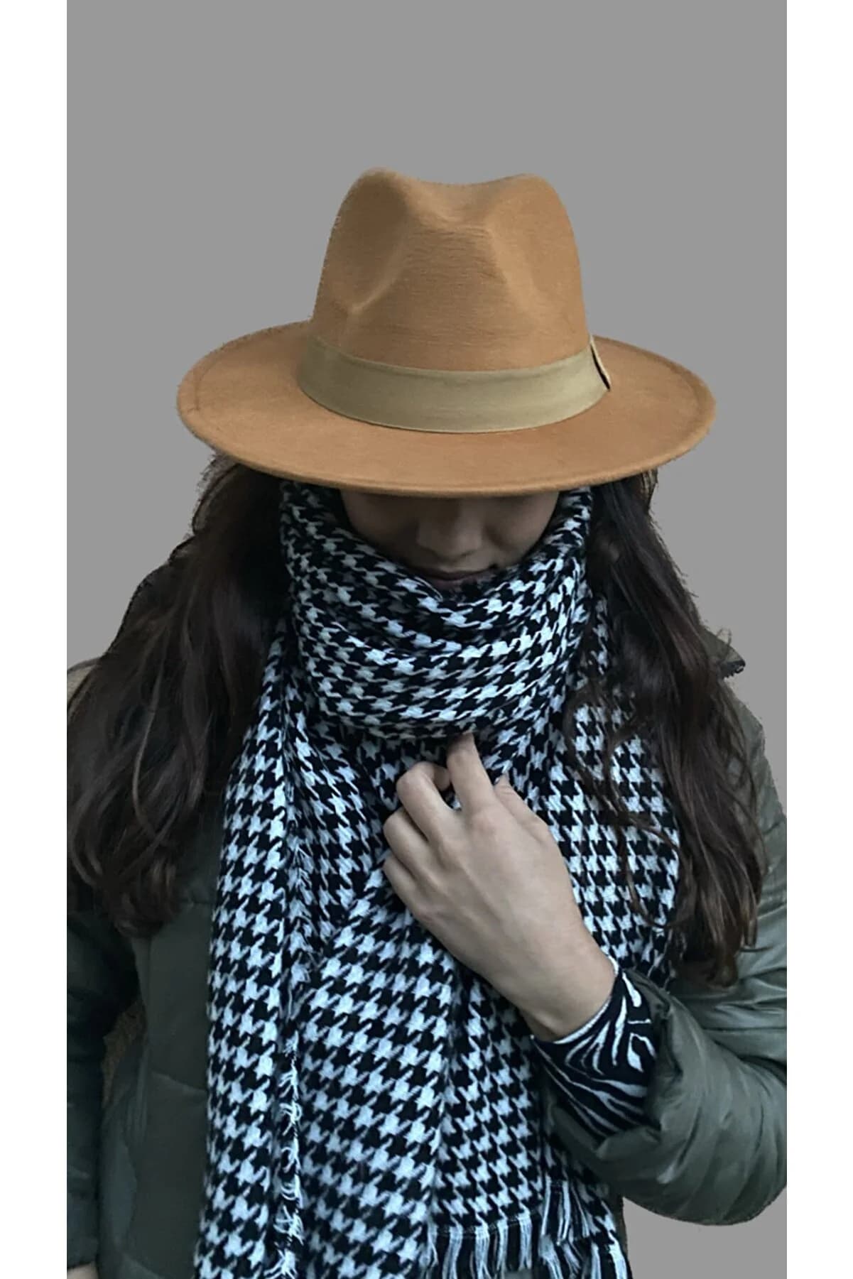 کلاه شاپوی فدورا کرم شتری لاویونسا laviyonsa Fedora Camel 412042674 — تصویر ۵